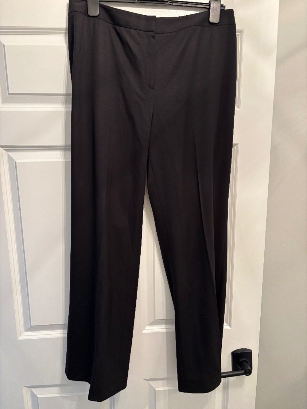 WOW! VIRGIN WOOL  LAFAYETTE 148 DARK BLACK SLACKS